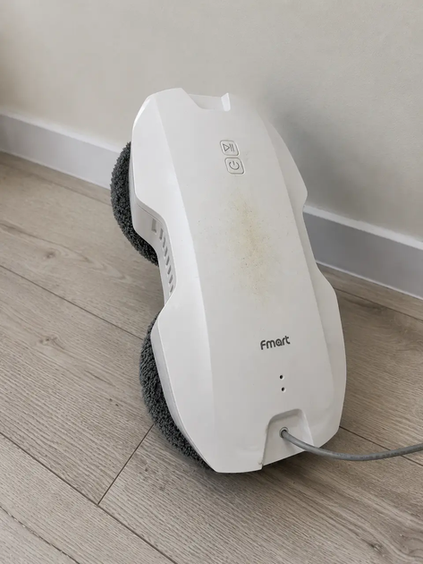 Робот для мытья окон Fmart T8 | Автоматический мойщик стекла, зеркал и кафеля с AI-навигацией, 3800 Па, Белый Б/В - Фото 8 Робот для мытья окон Fmart T8 | Автоматический мойщик стекла, зеркал и кафеля с AI-навигацией, 3800 Па, Белый Б/В - изображение 8