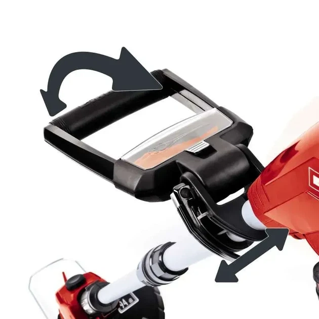 Акумуляторний тример Einhell GE-CT 18 Li комплект 18 В 2.5 Аг із зарядним пристроєм пластикові ножі (3411172) - Фото 5 Акумуляторний тример Einhell GE-CT 18 Li комплект 18 В 2.5 Аг із зарядним пристроєм пластикові ножі (3411172) - изображение 5