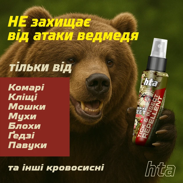 Спрей Camotec від комах для тіла (100ml) - изображение 4