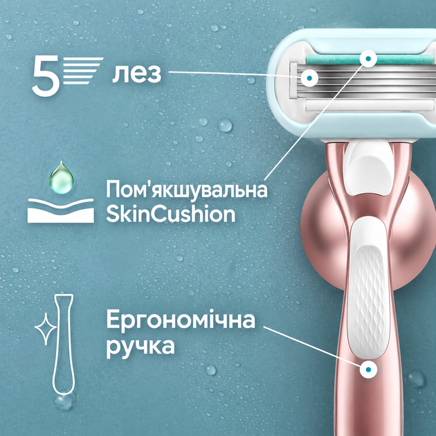 Сменные кассеты Gillette Venus Pro Smooth Sensitive 4 шт - изображение 3