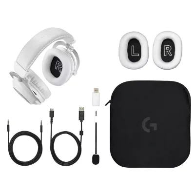 Наушники Logitech G Pro X 2 Lightspeed Wireless White (981-001269) - Фото 6 Наушники Logitech G Pro X 2 Lightspeed Wireless White (981-001269) - изображение 6
