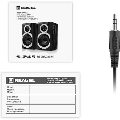 Акустическая система REAL-EL S-245 Black (EL121200015) - Фото 9 Акустическая система REAL-EL S-245 Black (EL121200015) - изображение 9
