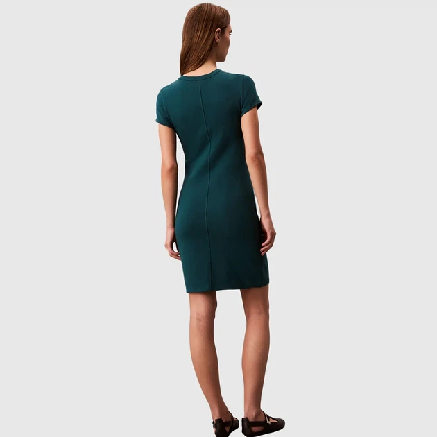 Платье Calvin Klein Jeans бирюзовый цвет - Фото 5 Платье Calvin Klein Jeans бирюзовый цвет - изображение 5