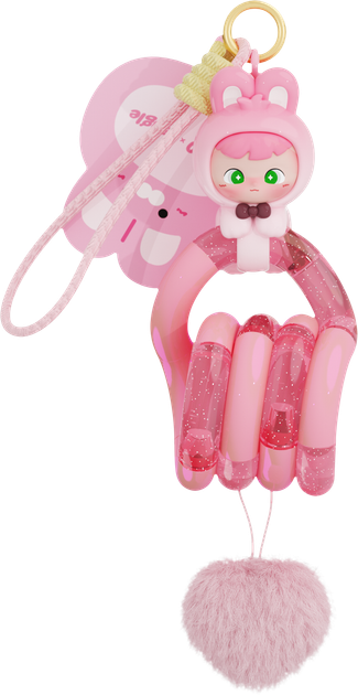Колекційна фігурка з кільцем Tangle x Cimmy Lovely Bunny Blind Box (HWTANGLECMP01) - зображення 9