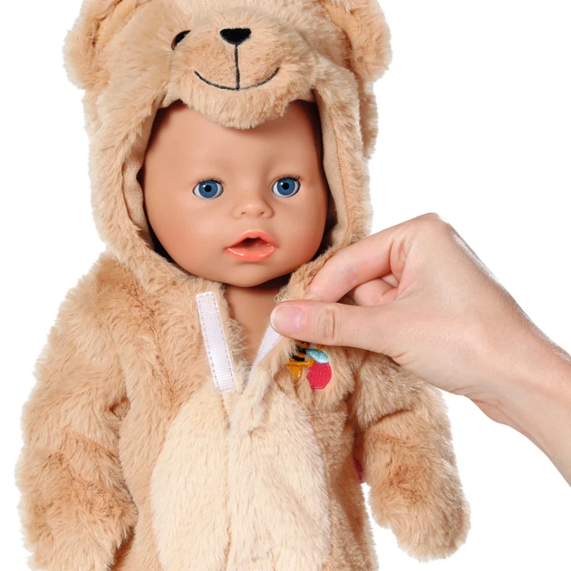 Комбінезон для ляльки Baby Born Ведмедик 43 см високоякісний матеріал - Фото 3 Комбінезон для ляльки Baby Born Ведмедик 43 см високоякісний матеріал - зображення 3