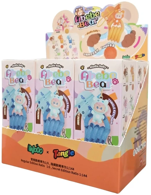 Коллекционная фигурка с кольцом Tangle x diudiu baby Abebe Bear Blind Box (HWTANGLEDDP01) - изображение 20