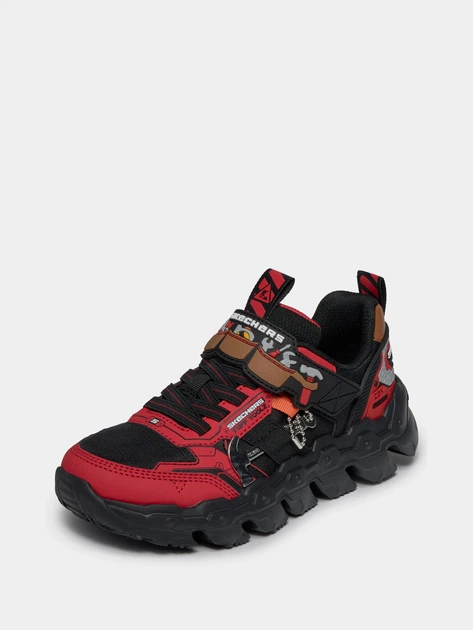Кросівки повсякденні Skechers 10462510 Червоний/чорний 31 KK3843 - зображення 5