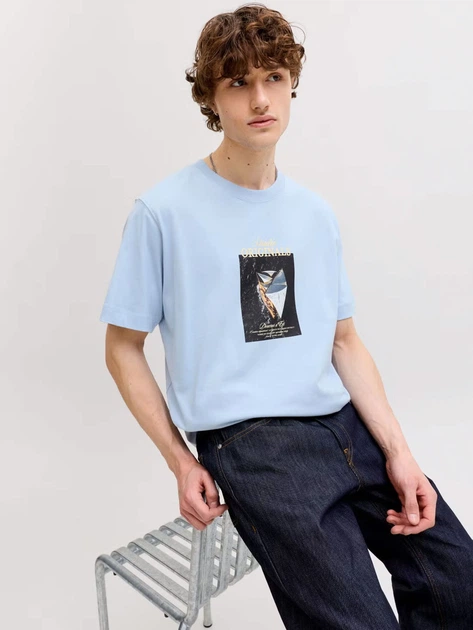 Футболка JACK & JONES 10997089 Голубой S JNJ908 - Фото 2 Футболка JACK & JONES 10997089 Голубой S JNJ908 - изображение 2