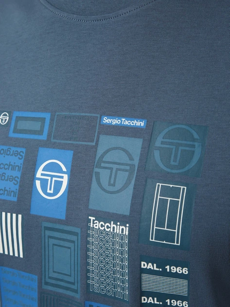 Футболка Sergio Tacchini 10794733 Синий S 2T49 - Фото 4 Футболка Sergio Tacchini 10794733 Синий S 2T49 - изображение 4