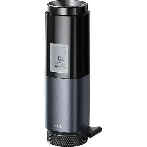 Алкотестер Baseus Digital Alcohol Tester CRCX-01, цифровий, портативний, чорний - зображення 2