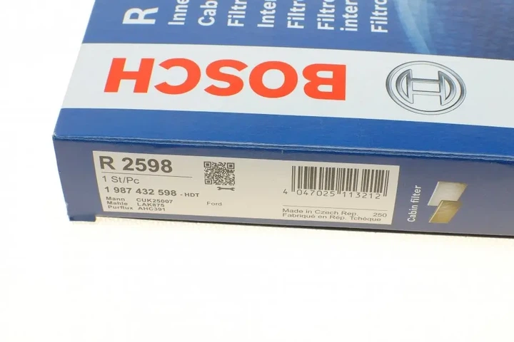 Фільтр салону Ford Focus/Connect 11- (вугільний) BOSCH 1987432598 - изображение 5
