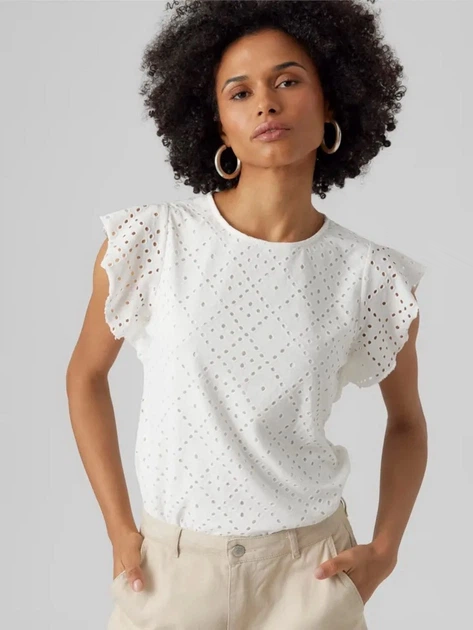 Футболка Vero Moda 9682116 Белый S VMW578 - Фото 3 Футболка Vero Moda 9682116 Белый S VMW578 - изображение 3