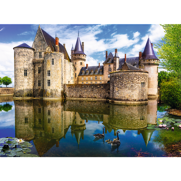 Puzzle Trefl Zamek Scully-sour-Loire Francja 3000 elementów (5900511330755) - Zdjęcie 2 Puzzle Trefl Zamek Scully-sour-Loire Francja 3000 elementów (5900511330755) - obraz 2