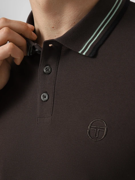 Поло Sergio Tacchini 10794749 Темно-сірий L 2T51 - Фото 4 Поло Sergio Tacchini 10794749 Темно-сірий L 2T51 - зображення 4