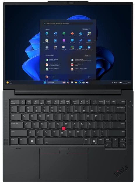 Ультрабук 14" Lenovo ThinkPad E14 Gen 7 Intel Core Ultra 5 225U RAM 32GB SSD 1TB Windows 11 Алюминиевый корпус (UKR) (102200735) - Уценка - изображение 4