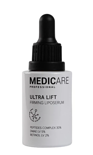 Подтягивающая мультипептидная липосомальная сыворотка Professional Ultra Lift Firming Liposerum Medicare 30 мл (MC348020) - Фото 1 Подтягивающая мультипептидная липосомальная сыворотка Professional Ultra Lift Firming Liposerum Medicare 30 мл (MC348020) - изображение 1