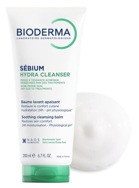 Очищающий бальзам Bioderma Sebium Hydra Cleanser 200мл (3701129809273) - Фото 2 Очищающий бальзам Bioderma Sebium Hydra Cleanser 200мл (3701129809273) - изображение 2
