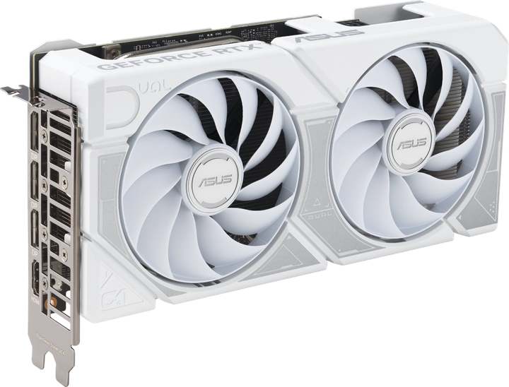 Відеокарта GeForce RTX 5060 TI 16GB Asus OC DUAL White (90YV0MH6-M0NA00) - Фото 2 Відеокарта GeForce RTX 5060 TI 16GB Asus OC DUAL White (90YV0MH6-M0NA00) - зображення 2