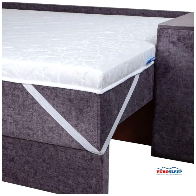 Топпер EuroSleep DUAL средний жесткости 70x190 жаккард MC-4149 - Фото 6 Топпер EuroSleep DUAL средний жесткости 70x190 жаккард MC-4149 - зображення 6
