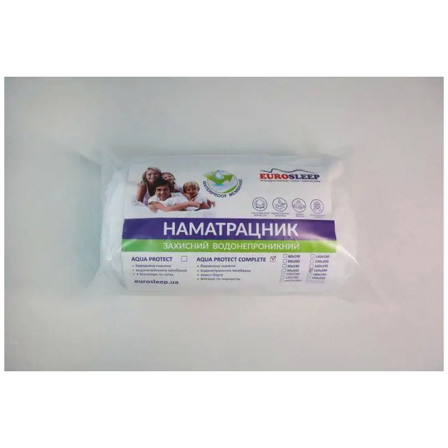 Наматрасник водонепроницаемый 180х200 хлопок для дома Eurosleep MC-4176 - изображение 4