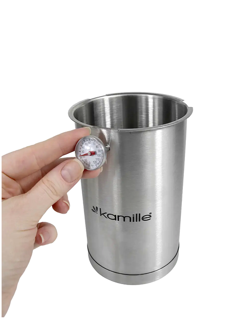 Гілчинниця 1.5 л із неіржавкої сталі для м'яса та риби Kamille MC-0364 - зображення 7