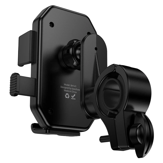 Велодержатель для телефона на руль BOROFONE BH141 Camino Riding Holder Черный - изображение 4