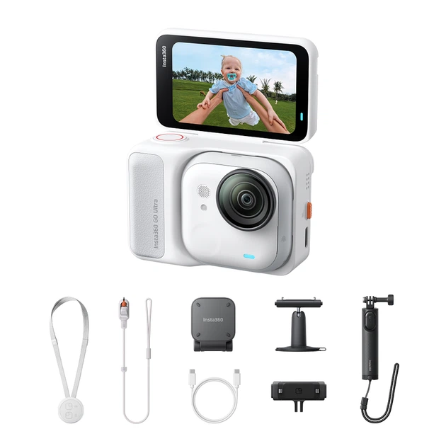 Екшн-камера Insta360 GO Ultra Creator Bundle (Arctic White) - изображение 3
