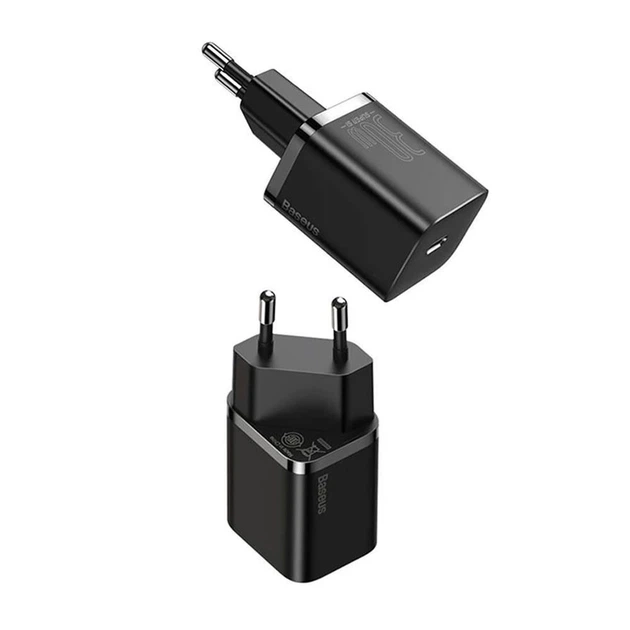 Мережевий зарядний пристрій Baseus Super Si quick charger IC 30W EU Black - Фото 5 Мережевий зарядний пристрій Baseus Super Si quick charger IC 30W EU Black - изображение 5