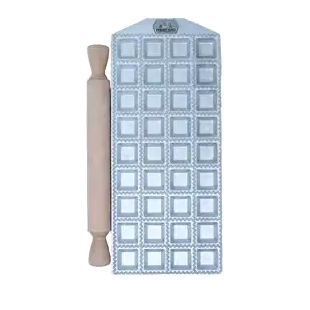 Форма для приготовления равиоли 35x35 мм 36 шт для кухни анодированный алюминий Marcato MC-1500 - изображение 2
