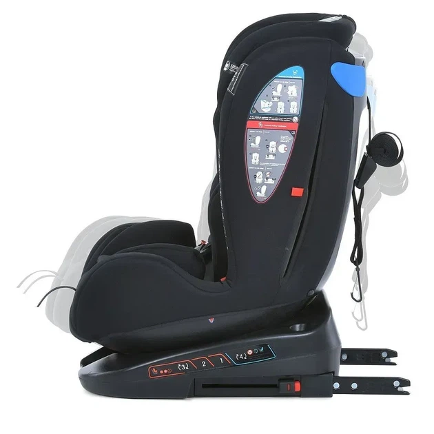Автокрісло дитяче ME 1114 EVEREST Black - изображение 5