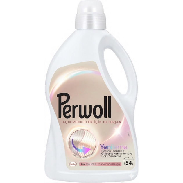 Гель для прання Perwoll White для білих та світлих речей 2.97 л - Фото 1 Гель для прання Perwoll White для білих та світлих речей 2.97 л - зображення 1