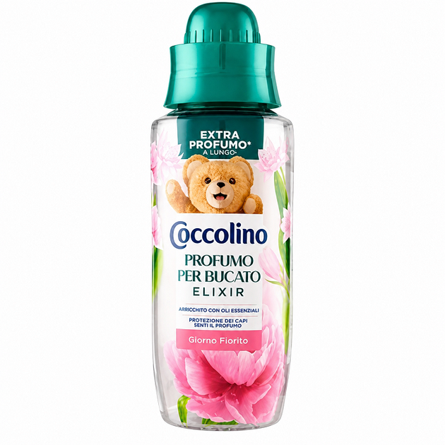 Парфуми для білизни Coccolino Profumo per Bucato Elixir Prima Fioritura 342 мл (рожевий, тривалий аромат)