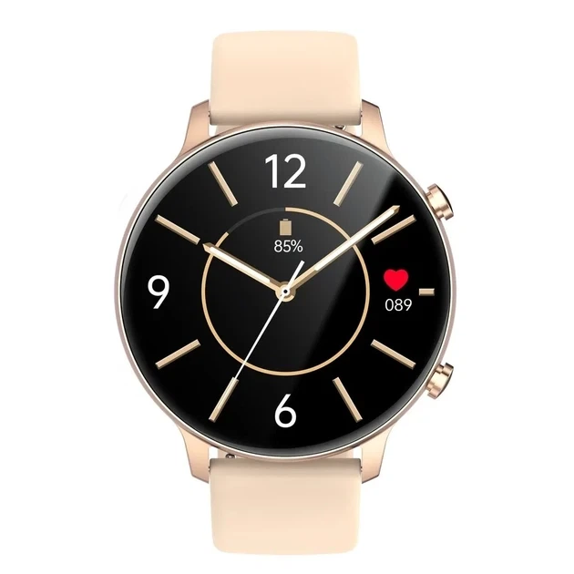 Смарт-годинник RDFit S33 Gold 1.28" IPS, Bluetooth-дзвінки, SpO₂, пульсометр, IP-захист, для Android та iPhone - зображення 4