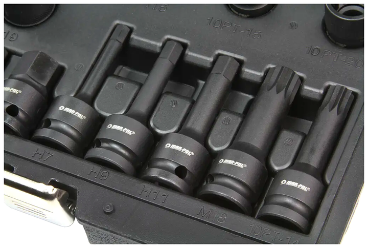 Набор головок для тормозных суппортов 1/2 дюйма 16 шт Mar-Pol LS-2342 - изображение 5