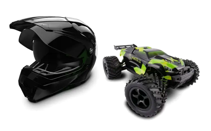 Машинка на радиоуправлении 45 км ч для детей 2 аккумулятора черный OVERMAX LS-2430 - изображение 5