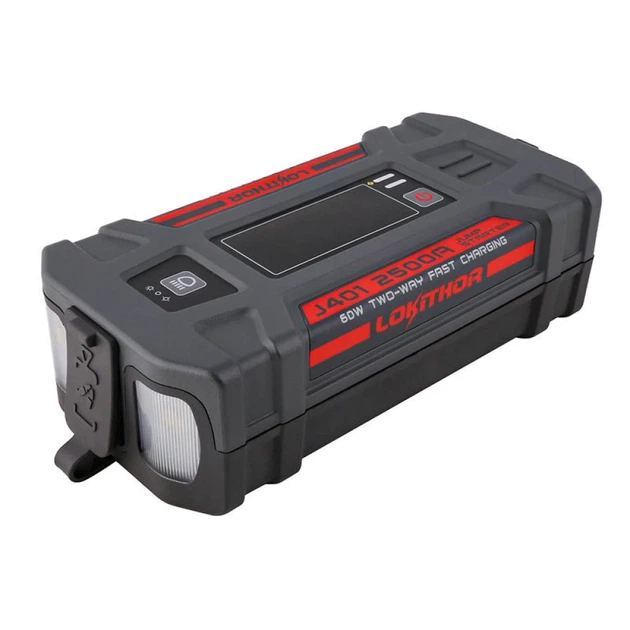 Стартерная батарея Lokithor J401 20000mAh 2500A (6928493308325) - Фото 4 Стартерная батарея Lokithor J401 20000mAh 2500A (6928493308325) - изображение 4