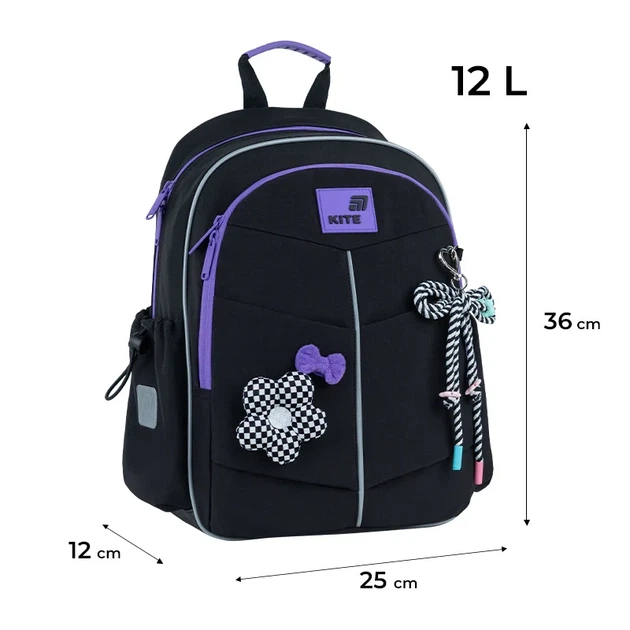 Школьный набор Kite Education Flower Power SET_K26-771S-2 (рюкзак, пенал, сумка) - Фото 3 Школьный набор Kite Education Flower Power SET_K26-771S-2 (рюкзак, пенал, сумка) - изображение 3