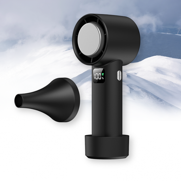 Портативный турбо-вентилятор Turbo Handheld Fan T60 с USB зарядкой - Фото 2 Портативный турбо-вентилятор Turbo Handheld Fan T60 с USB зарядкой - изображение 2