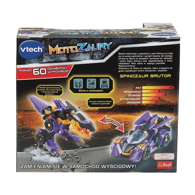 Figurka Vtech Motozaury Spinozaur Brutor 25 cm (5900511619430) - obraz 3