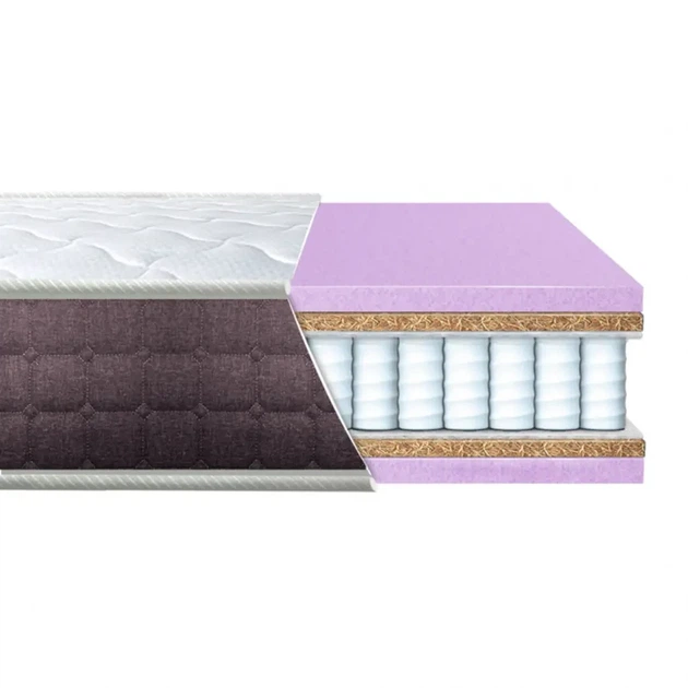 Матрац пружинний двосторонній Eurosleep BRAVE SPRING COCOS 140х200 - зображення 3
