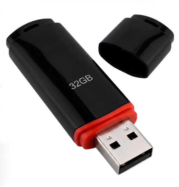 USB флешнакопичувач High Speed Flash Drive універсальна флешка для комп'ютера та ноутбука 32GB Black - Фото 4 USB флешнакопичувач High Speed Flash Drive універсальна флешка для комп'ютера та ноутбука 32GB Black - зображення 4