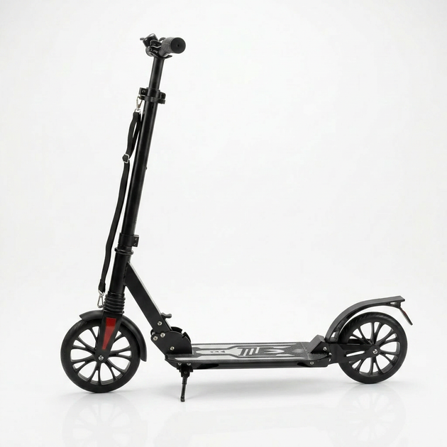 Самокат двоколісний складаний з колесами 200 мм Scooter Volo 8877 Black - Фото 2 Самокат двоколісний складаний з колесами 200 мм Scooter Volo 8877 Black - зображення 2