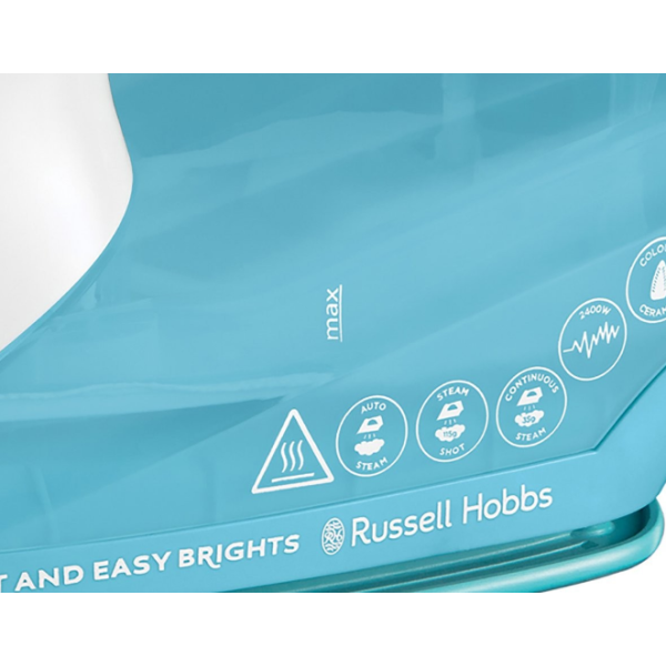 Праска з подачею пари Russell Hobbs 26482-56 Light & Easy Brights Aqua Iron (6840574) - зображення 5