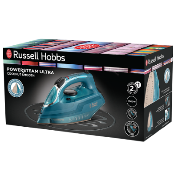 Праска Russell Hobbs 26340-56 Powersteam Ultra Coconut Smooth iron (7030826) - изображение 3