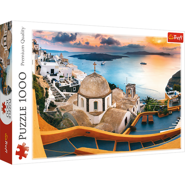 Puzzle Trefl Fabulous Santorini 1000 elementów (10445) - obraz 2