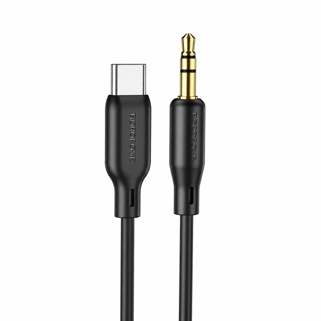 Аудиокабель Borofone BL18 USB Type-C – 3.5 мм AUX Hi-Fi 1 м - Фото 1 Аудиокабель Borofone BL18 USB Type-C – 3.5 мм AUX Hi-Fi 1 м - изображение 1