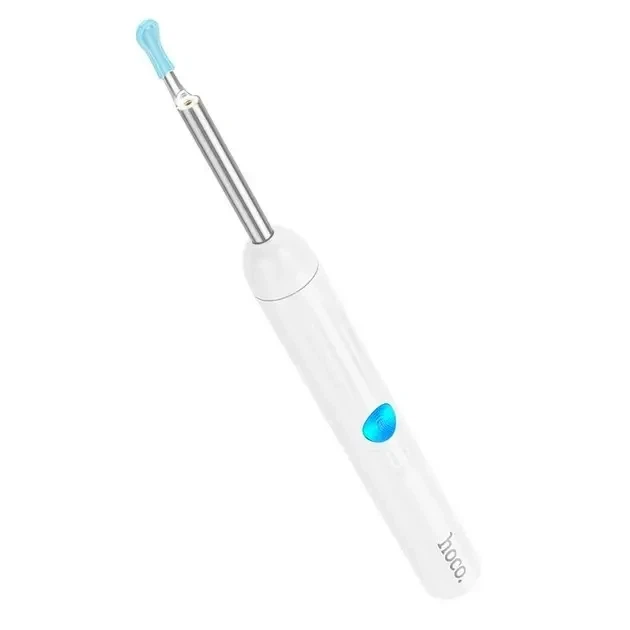 Умная ушная палочка Hoco HP65 с камерой и Wi-Fi 130mAh Белый - изображение 7