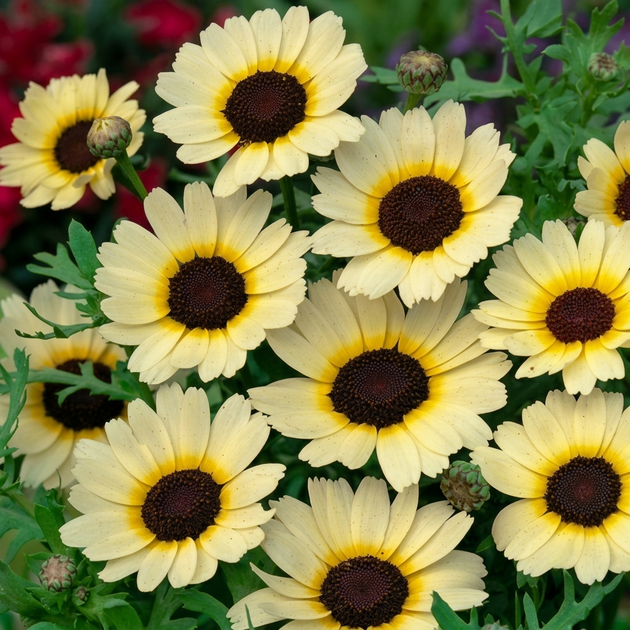 Насіння Хризантема однорічна 'Eastern Star', Chrysanthemum segetum 10 шт/уп - Фото 1 Насіння Хризантема однорічна 'Eastern Star', Chrysanthemum segetum 10 шт/уп - зображення 1