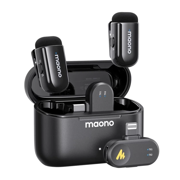 Микрофон беспроводной Maono WM622 PBC2 (6972237683230) - изображение 3