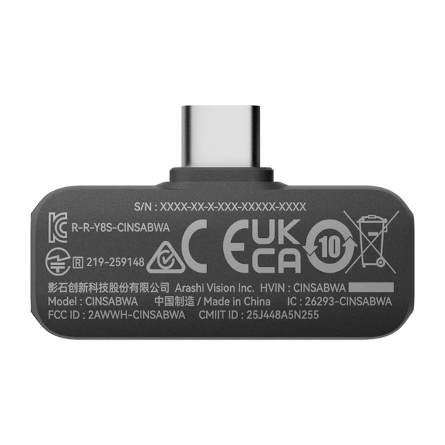 Zestaw mikrofonów Insta360 Mic Air 1TX+1RX bezprzewodowy (6977644763414) - obraz 6